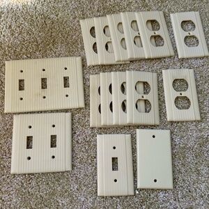 Cream Outlet & Switch Covers